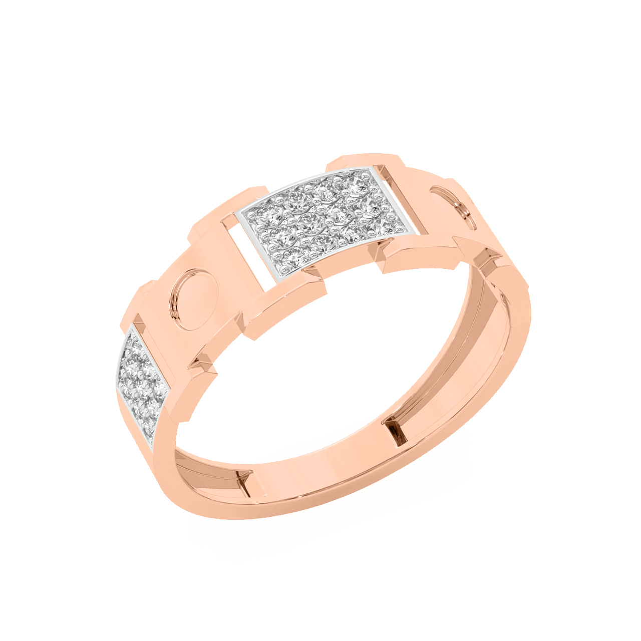 Larina Round Diamond Ring For Men